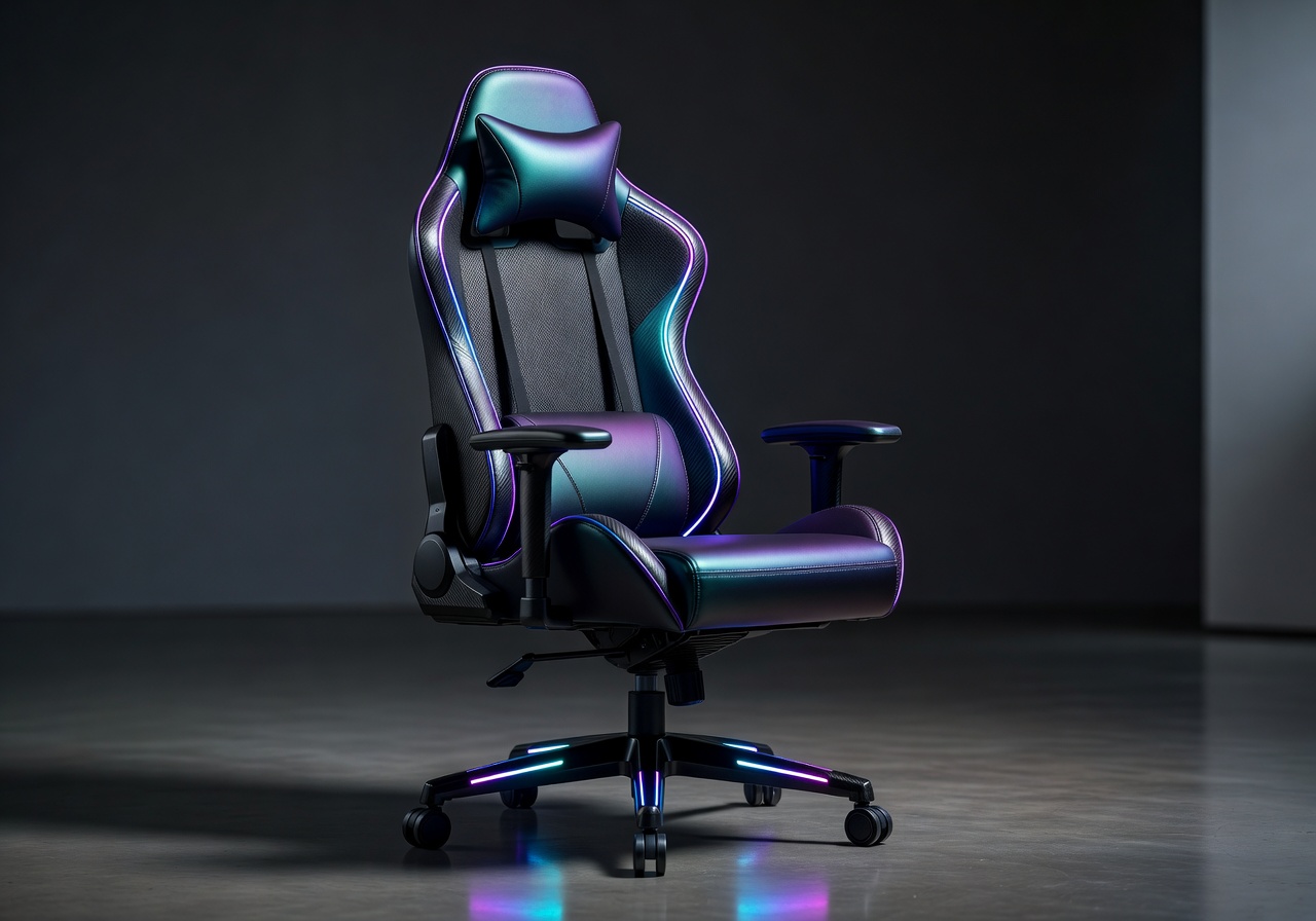 Vexobraplorvi Ultra V limited edition flagship gaming chair with full customization